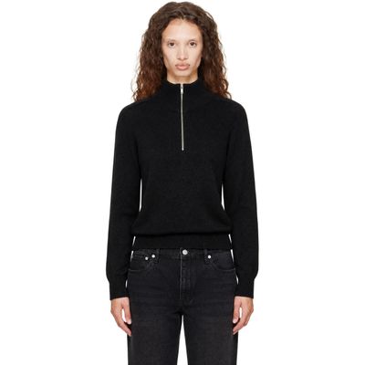 Studio Nicholson Studio Nicholson Black Maren Knit Polo