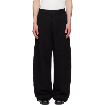 Studio Nicholson Studio Nicholson Black Minard Trousers