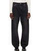 Studio Nicholson Studio Nicholson Black Riso Straight Leg Jeans - 1