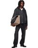 Studio Nicholson Studio Nicholson Black Riso Straight Leg Jeans - 4