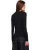 Studio Nicholson Studio Nicholson Black Roane Jersey Henley - 3