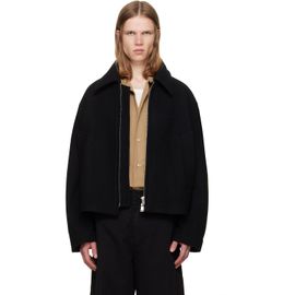 Studio Nicholson Studio Nicholson Black Short Zip Up Jacket