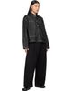 Studio Nicholson Studio Nicholson Black Sorte Pleated Trousers - 4