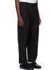Studio Nicholson Studio Nicholson Black Tuck Pleated Trousers - 2