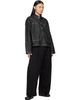 Studio Nicholson Studio Nicholson Black York Denim Polo Shirt - 4