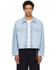 Studio Nicholson Studio Nicholson Blue Derby Denim Jacket - 1