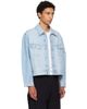 Studio Nicholson Studio Nicholson Blue Derby Denim Jacket - 2