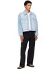 Studio Nicholson Studio Nicholson Blue Derby Denim Jacket - 4