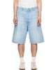 Studio Nicholson Studio Nicholson Blue Marylebone Denim Shorts - 1