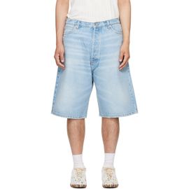 Studio Nicholson Studio Nicholson Blue Marylebone Denim Shorts