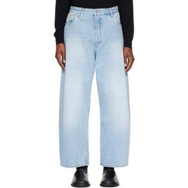 Studio Nicholson Studio Nicholson Blue Paolo Wide Leg Jeans