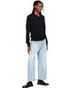 Studio Nicholson Studio Nicholson Blue Paolo Wide Leg Jeans - 4