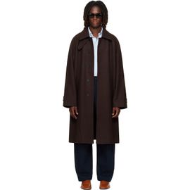 Studio Nicholson Studio Nicholson Brown Cabo Wool Coat