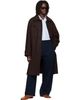 Studio Nicholson Studio Nicholson Brown Cabo Wool Coat - 5