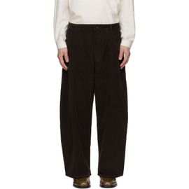Studio Nicholson Studio Nicholson Brown Corduroy Wide Leg Trousers