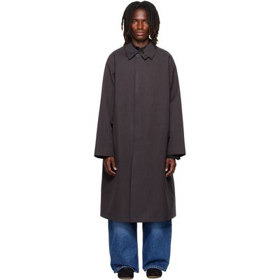 Studio Nicholson Studio Nicholson Brown Crowe Trench Coat