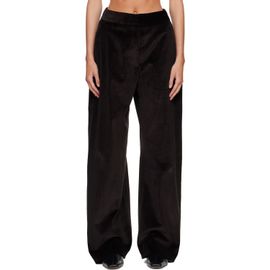 Studio Nicholson Studio Nicholson Brown Grange Corduroy Wide Leg Trousers