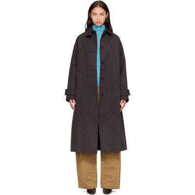 Studio Nicholson Studio Nicholson Brown Holin Trench Coat