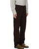 Studio Nicholson Studio Nicholson Brown Riso Corduroy Straight Leg Trousers - 2