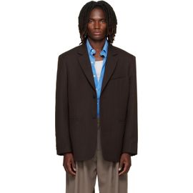 Studio Nicholson Studio Nicholson Brown Roversi Wool Blazer