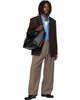 Studio Nicholson Studio Nicholson Brown Roversi Wool Blazer - 4
