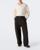 Studio Nicholson Studio Nicholson Checked cotton and wool-blend wide-leg pants - 2