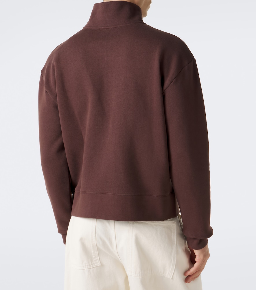 Studio Nicholson - Cotton jersey half-zip sweatshirt