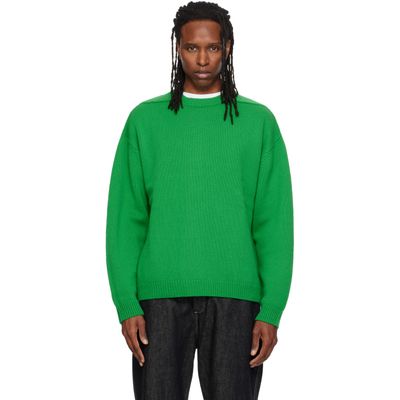 Studio Nicholson Studio Nicholson Green Guernsey Sweater