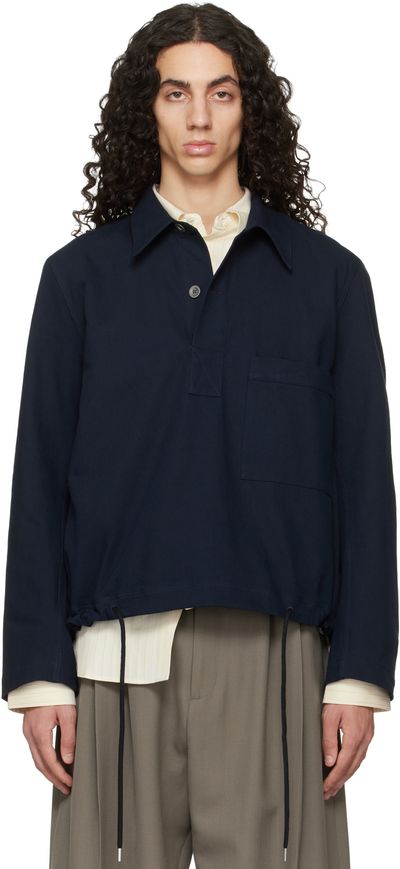 Studio Nicholson Studio Nicholson Indigo Stowe Shirt