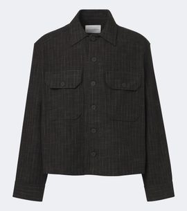 Studio Nicholson Studio Nicholson Kelver striped cotton and wool-blend jacket
