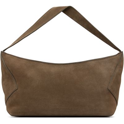 Studio Nicholson Studio Nicholson Khaki Hagu Suede Bag