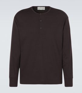 Studio Nicholson Studio Nicholson Kuyto wool Henley shirt