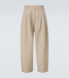 Studio Nicholson Studio Nicholson Linen and wool wide-leg pants