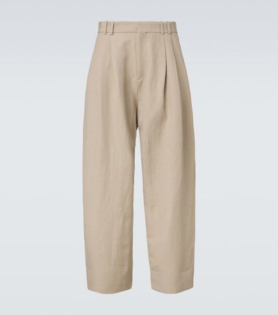 Studio Nicholson Studio Nicholson Linen and wool wide-leg pants