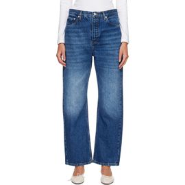 Studio Nicholson Studio Nicholson Navy Denjo Straight Leg Jeans