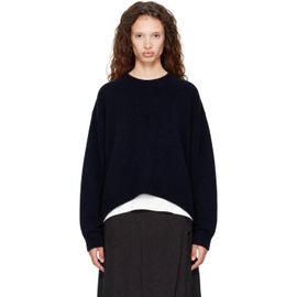 Studio Nicholson Studio Nicholson Navy Hemyl Knit Sweater