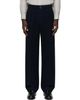 Studio Nicholson Studio Nicholson Navy Vital Belted Trousers - 1