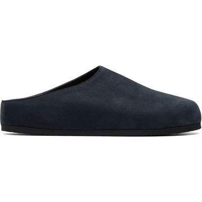 Studio Nicholson Studio Nicholson Navy Wearing Nabuk Clog Flats