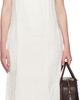 Studio Nicholson Studio Nicholson Off-White Danae Midi Dress - 1