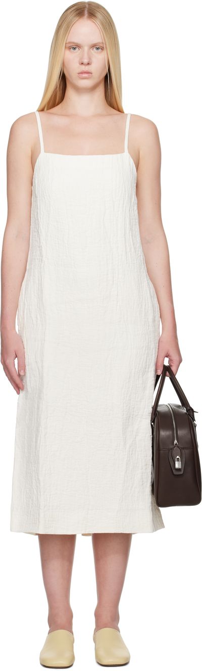 Studio Nicholson Studio Nicholson Off-White Danae Midi Dress