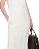 Studio Nicholson Studio Nicholson Off-White Danae Midi Dress - 4