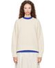Studio Nicholson Studio Nicholson Off-White Maele Knit Sweater - 1