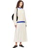 Studio Nicholson Studio Nicholson Off-White Maele Knit Sweater - 4
