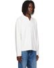 Studio Nicholson Studio Nicholson Off-White Sudds Long Sleeve Jersey Polo - 2