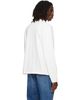 Studio Nicholson Studio Nicholson Off-White Sudds Long Sleeve Jersey Polo - 3