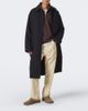 Studio Nicholson Studio Nicholson Revere leather-trimmed cotton-blend trench coat - 2