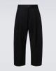 Studio Nicholson Studio Nicholson Sorte cotton twill barrel-leg pants - 1