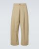Studio Nicholson Studio Nicholson Sorte cotton twill wide-leg pants - 1