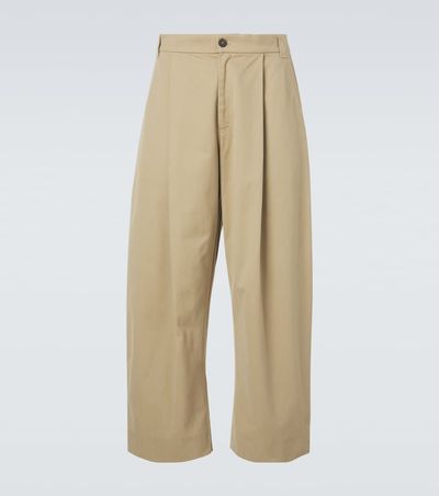 Studio Nicholson Studio Nicholson Sorte cotton twill wide-leg pants