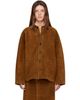 Studio Nicholson Studio Nicholson Tan Bowe Suede Jacket - 1